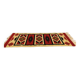 Tapis suédois en laine magnifiquement tissé dans de belles couleurs, estimé dans les années 1970.