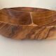 Vintage olive wood dish