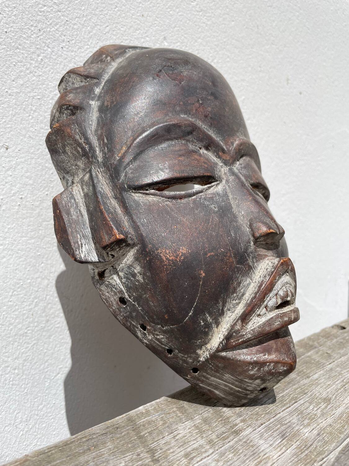 Minimalist African mask