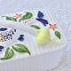 Large antique Schramberger majolica collector's box / terrine