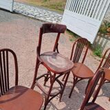 5 bistro chairs and 1 stool