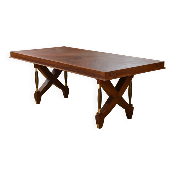 Table art déco en palissandre 1930