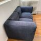 Canapé modulable AMPM en velours bleu