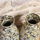 Pair of earthenware vases HBCM Montereau