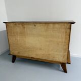 Ancienne commode vintage design français des années 50 pieds compas