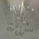 Arques crystal champagne flutes