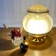 Vintage art deco globe table lamp