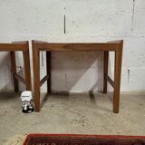 Paire de tables basses scandinaves