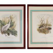 Paire de lithographies originales signées au crayon Gail Denise Darroll