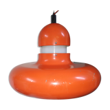 Orange suspension lamp