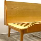 Interier Prahà Ash Sofa Bed Renovation Possible, Vintage Czech 1960s