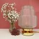 Table lamp globe building vintage art deco