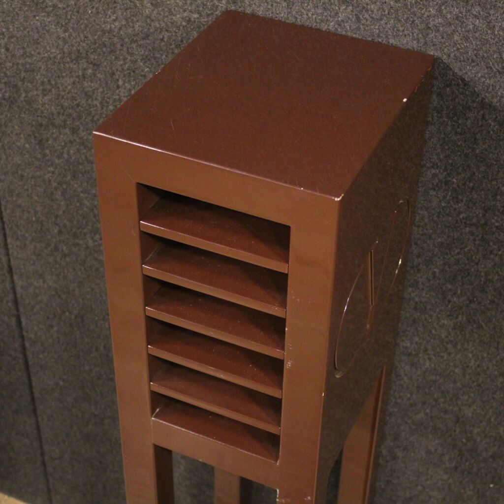 Lacquered wood side table