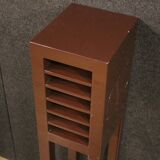 Lacquered wood side table