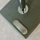 Paire de lampadaires Herstal acier chromé