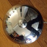 Art deco mushroom in chrome metal lamp