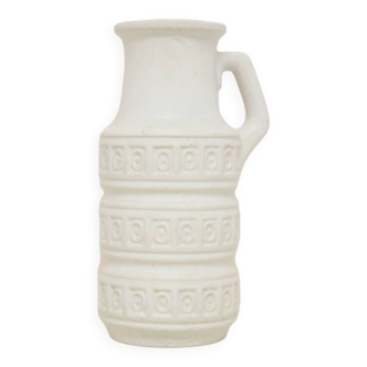 vintage white West Germany can vase Scheurich