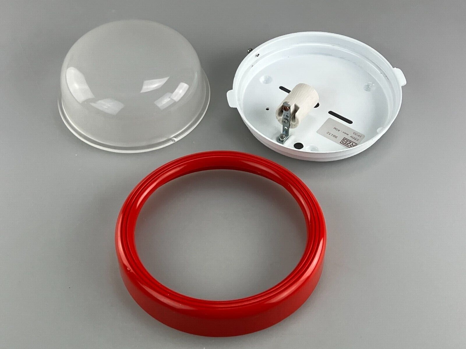 Plafoniere Flush Mount Glass Space Age Design