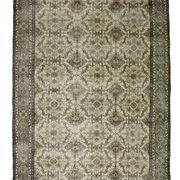 Grand Tapis Oushak Vintage à Motifs Orientaux – Laine 100 % – 320 × 210 cm