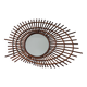 Vintage rattan mirror 'ortf'