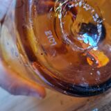 Amber glass decanter from Biot