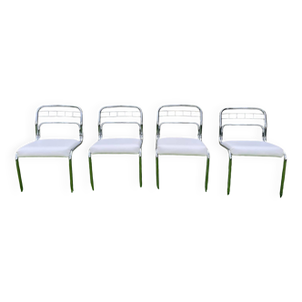 Chaises chromées circa 1960