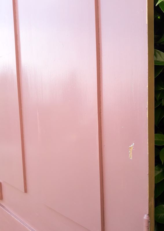 Landing door 210,3x85,6cm old molded