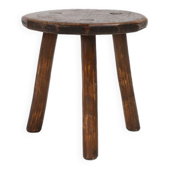 Rustic wooden stool ca.1900