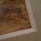 Framed watercolor, autumn landscape in Fontainebleau, 1936