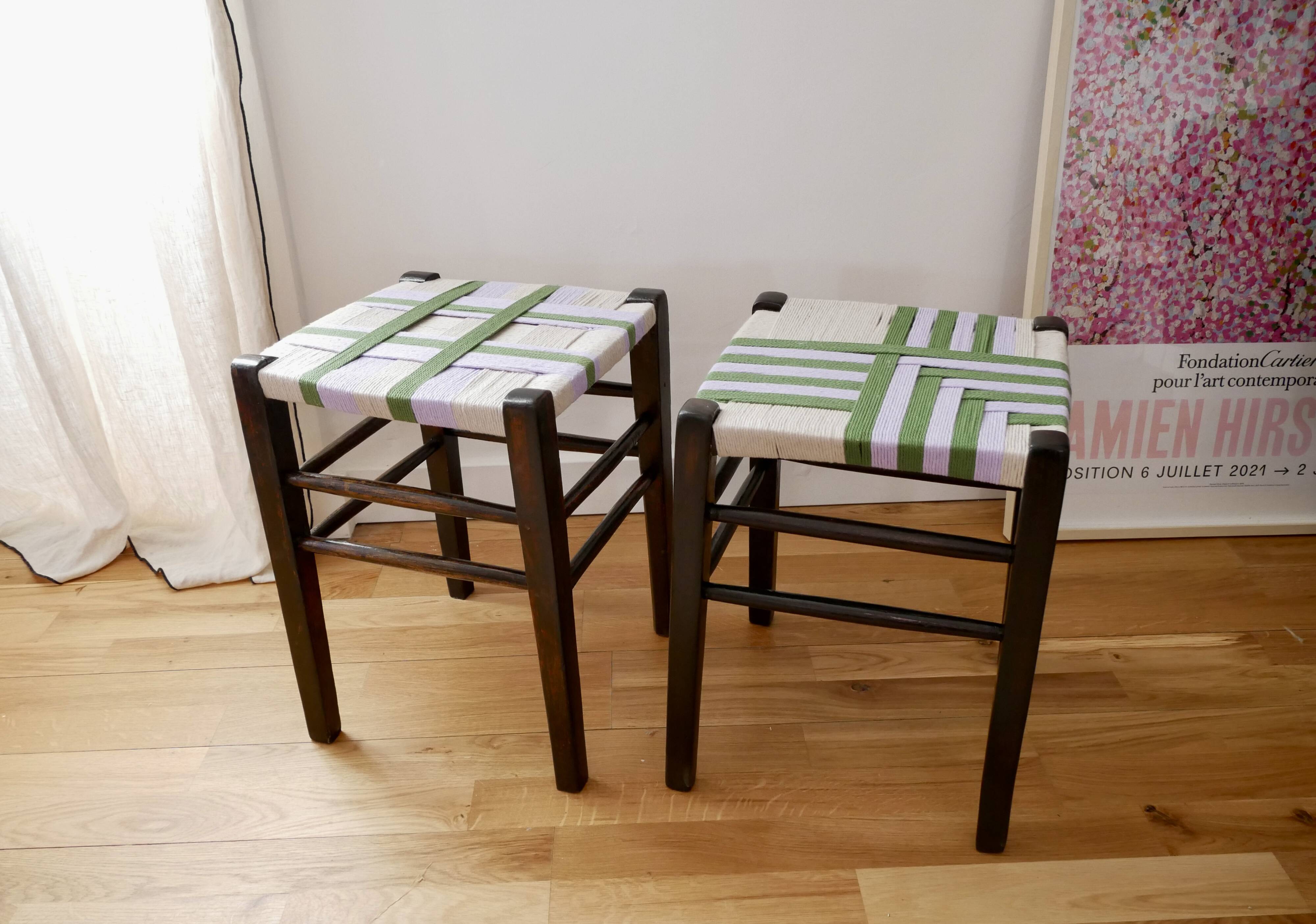 Wooden stool
