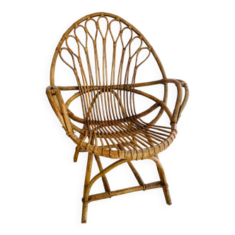 Rattan armchair