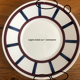 Set 8 plates and 3 cups HBCM Montereau Béarn