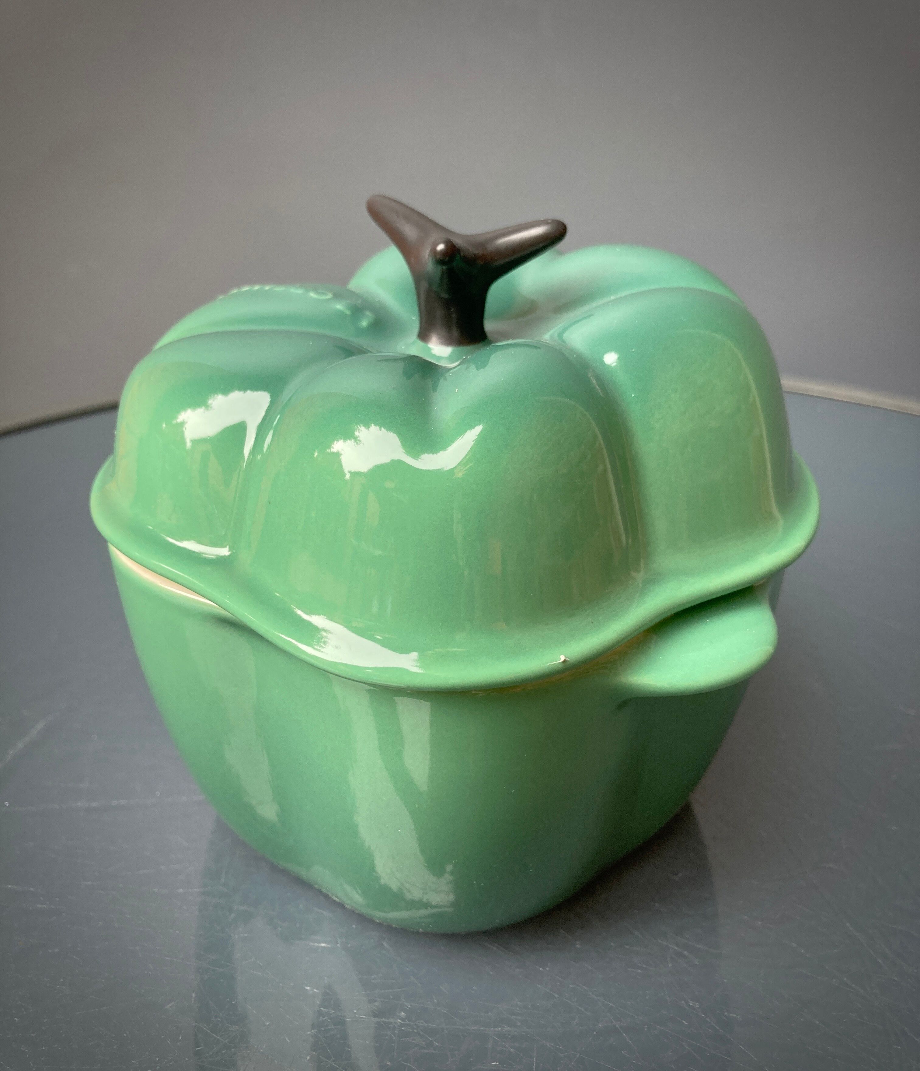 Four Le Creuset ceramic casseroles