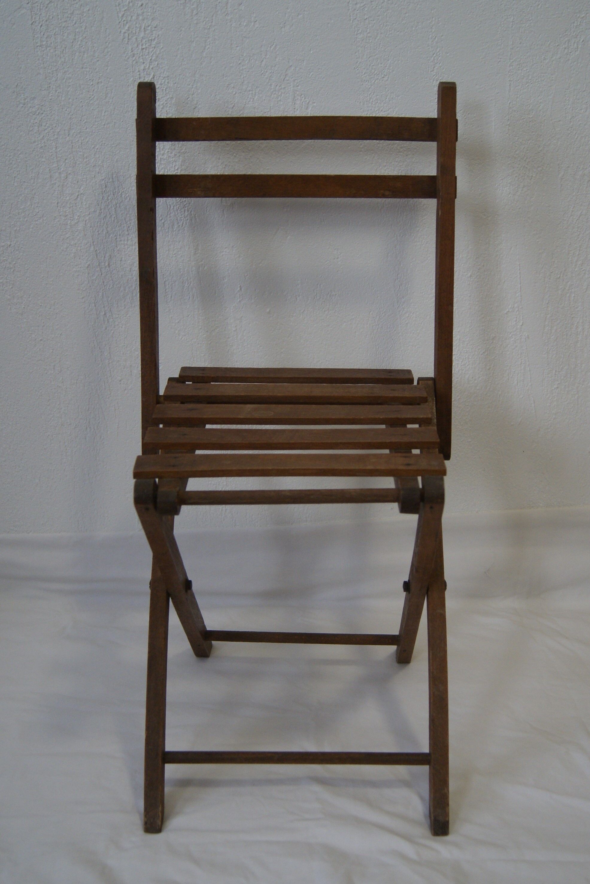 Vintage wood folding chair