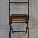 Vintage wood folding chair