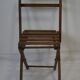 Chaise pliante bois vintage
