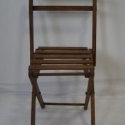 Vintage wood folding chair