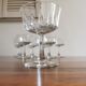 12 glasses of Champagne Cristal Art Deco