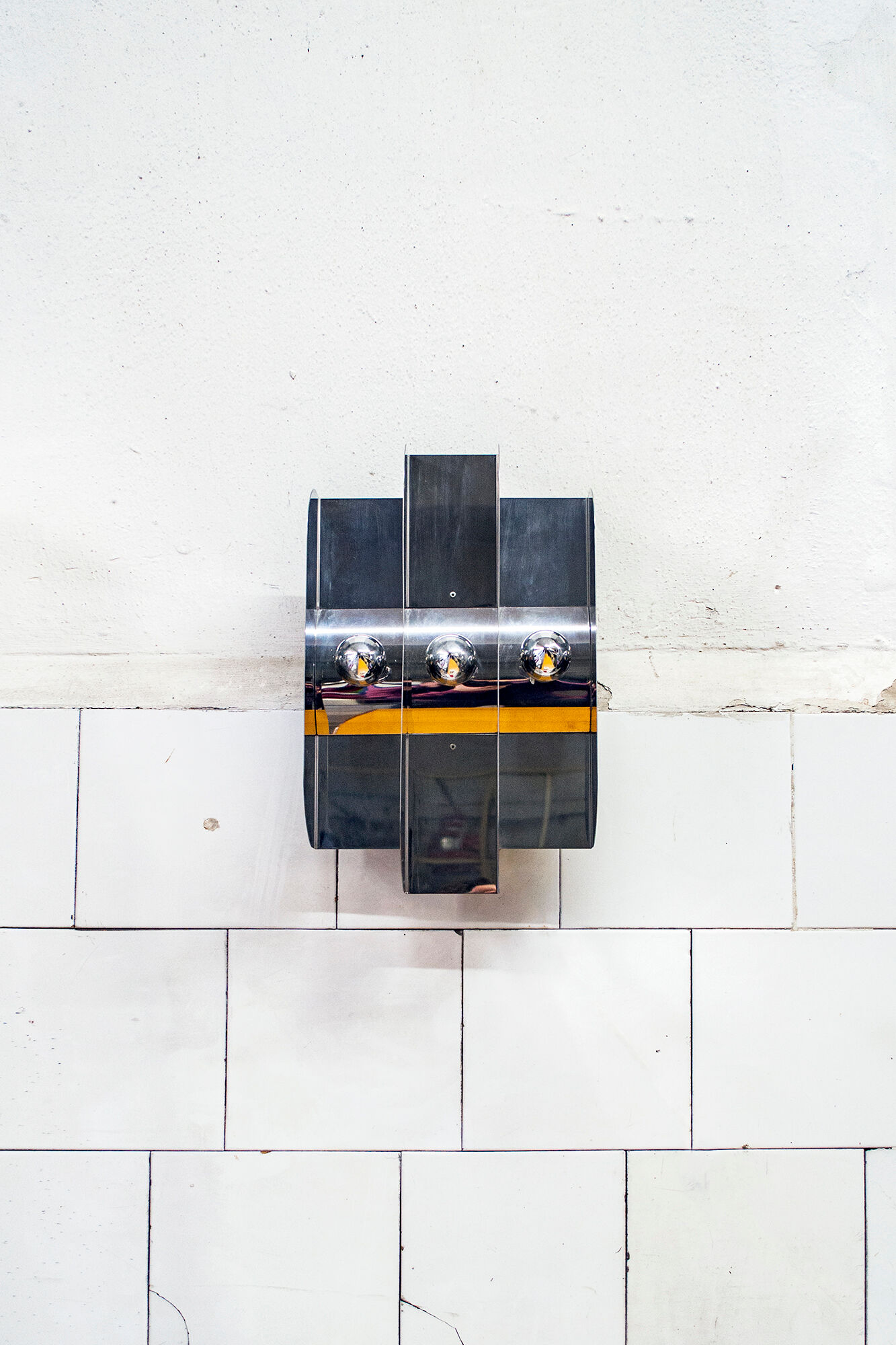 Applique three lights Luci Italia, 1970s