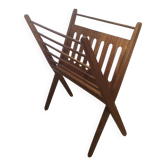 Scandinavian vintage Braakman magazine rack - vinyl storage