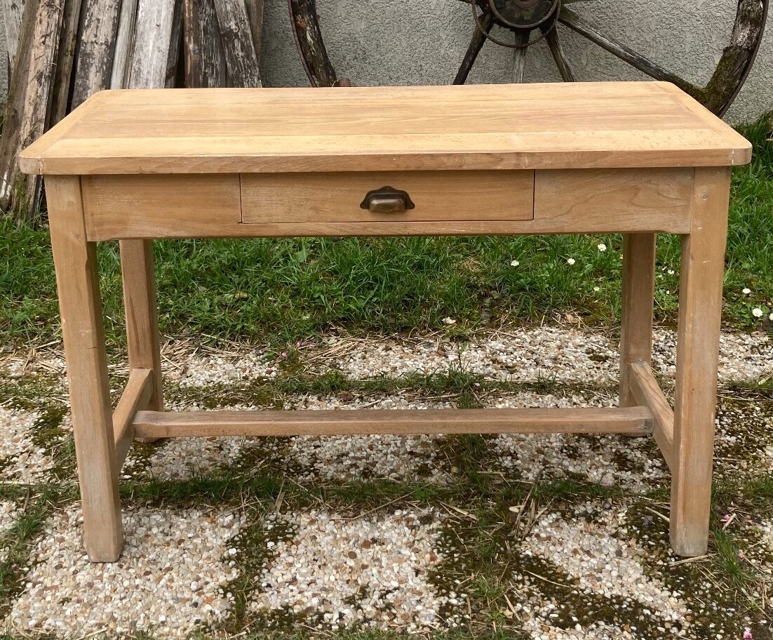 Antique solid wood desk