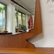 Unique teak dressing table, Scandinavia, 1960s/70s, vintage, mid-c