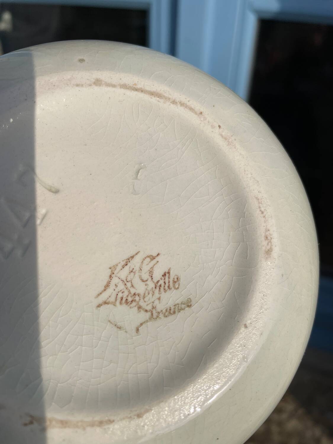 Pair of Art Nouveau vases/soliflores K&G Lunéville - France