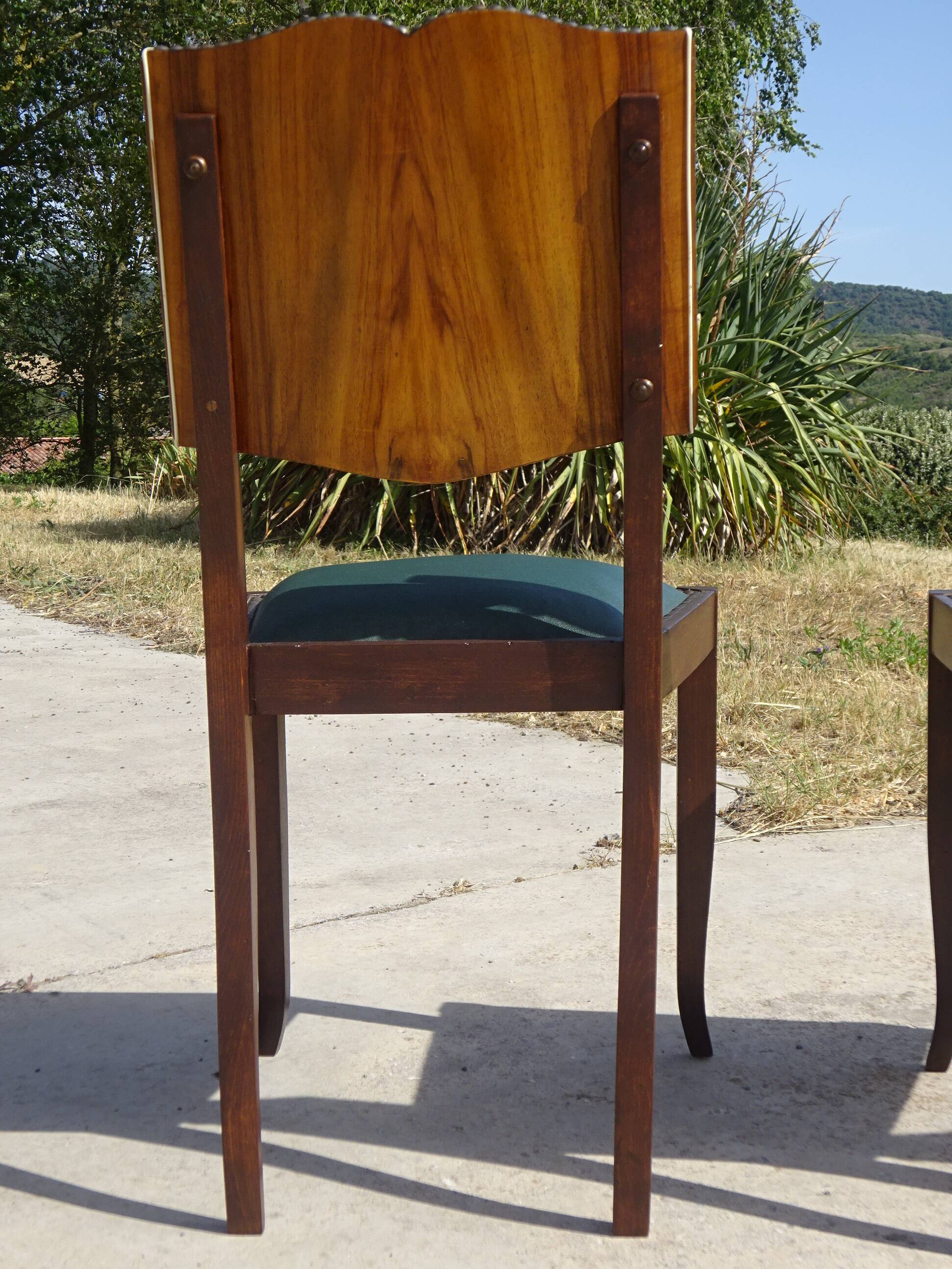 Restored Art Deco chairs, the 6.