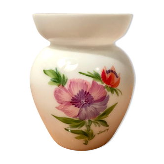Small hand-painted vase
