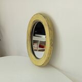 Small antique oval mirror