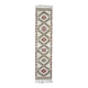 1970s Vintage Turkish Hand-Knotted Wool Cotton Beige Runner Rug 86x375