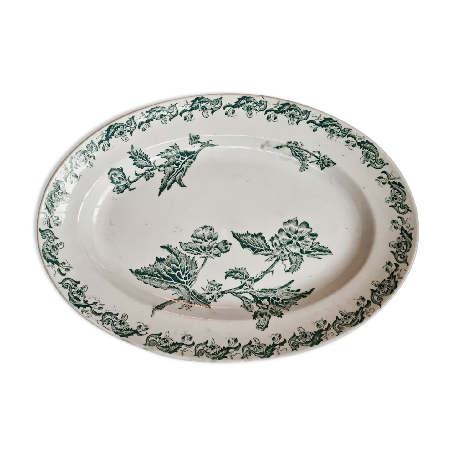 Oval serving dish
