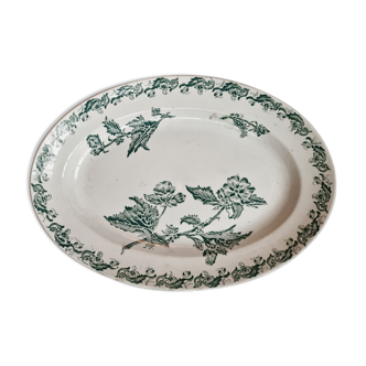 Oval serving dish