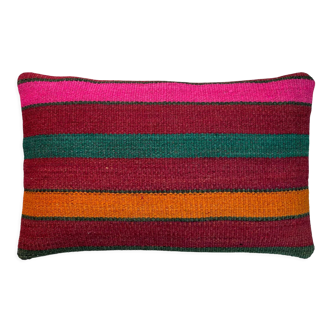 Vintage turkish handmade cushion cover , 30 x 50 cm